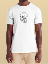 Load image into Gallery viewer, Addicted to tools white skull logo ATT
