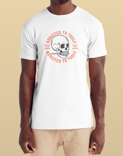 Load image into Gallery viewer, Addicted to tools white skull circle logo  ATT
