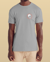 Load image into Gallery viewer, Addicted to tools white skull circle corner logo  ATT
